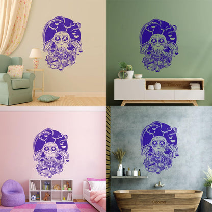 Fine Carving Stickers Tale Fantasy Monster Game Animal Child Kids Tattoo Culture