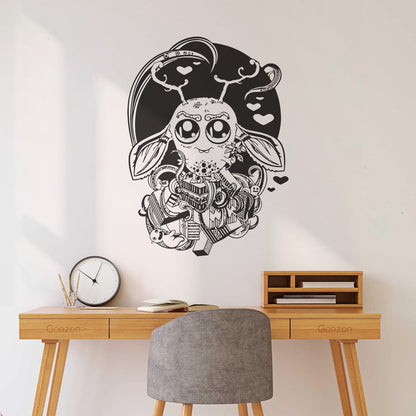 Fine Carving Stickers Tale Fantasy Monster Game Animal Child Kids Tattoo Culture