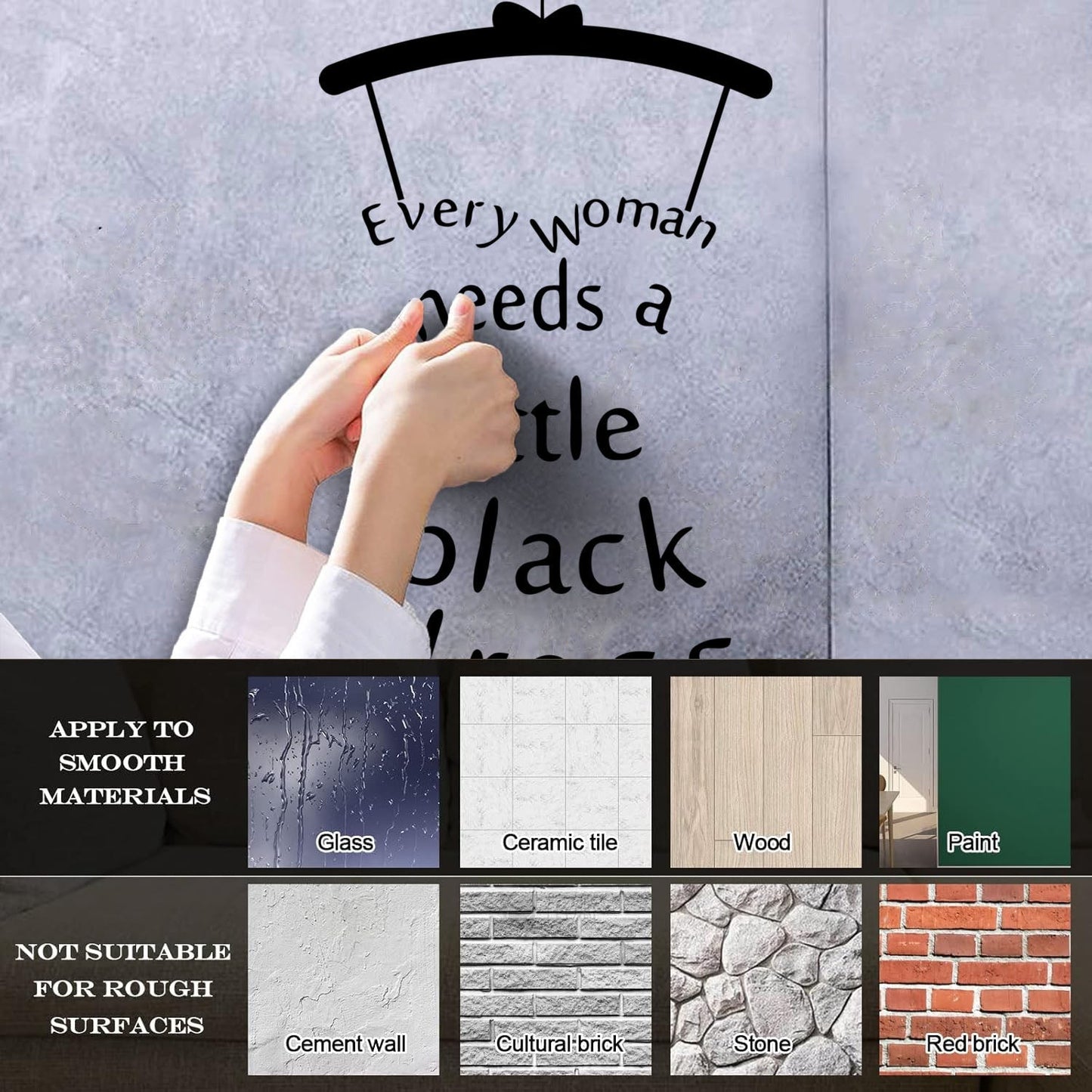 Woman Dress From Words Motivation Quote Engraving Decals Can Modify And Add Information