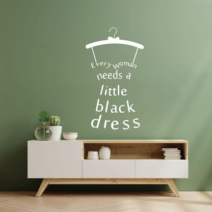 Woman Dress From Words Motivation Quote Engraving Decals Can Modify And Add Information