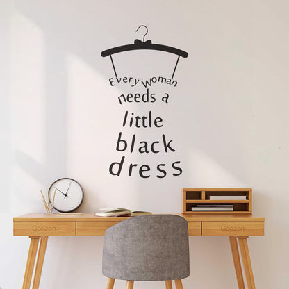 Woman Dress From Words Motivation Quote Engraving Decals Can Modify And Add Information
