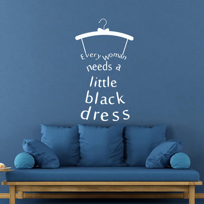 Woman Dress From Words Motivation Quote Engraving Decals Can Modify And Add Information