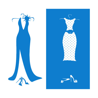 Wall Stickers Paster Paper Designs Clothing Store Dressing Shopstore Wall Beautification