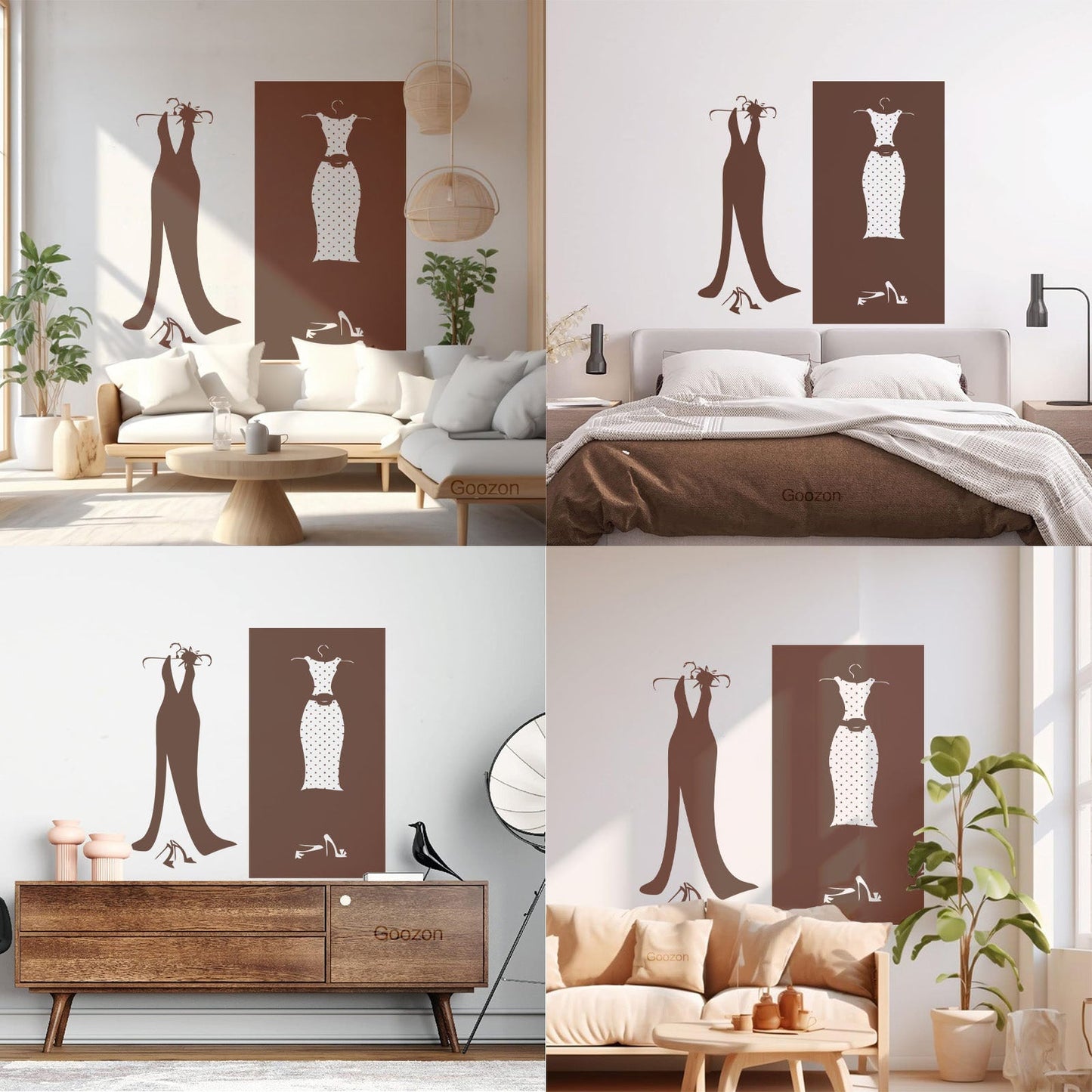 Wall Stickers Paster Paper Designs Clothing Store Dressing Shopstore Wall Beautification