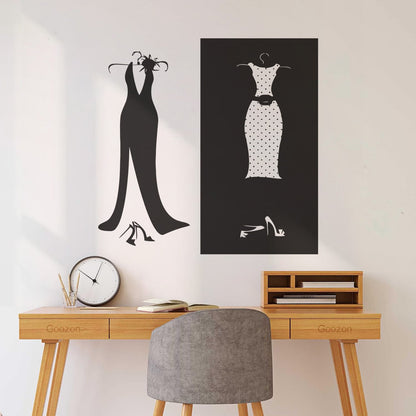 Wall Stickers Paster Paper Designs Clothing Store Dressing Shopstore Wall Beautification