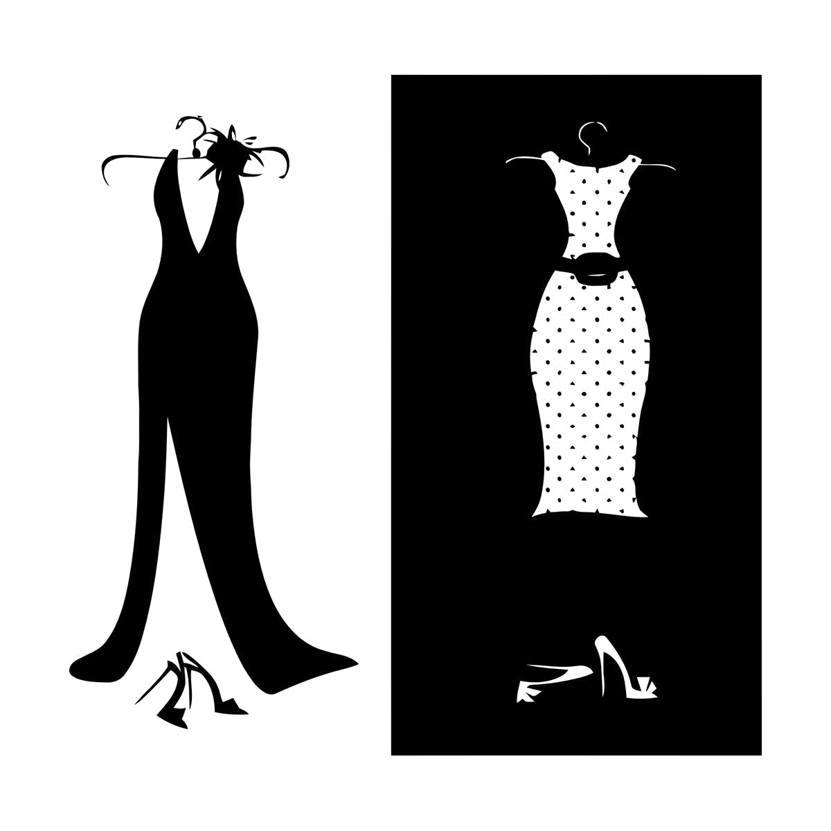 Wall Stickers Paster Paper Designs Clothing Store Dressing Shopstore Wall Beautification