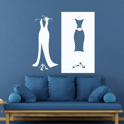 Wall Stickers Paster Paper Designs Clothing Store Dressing Shopstore Wall Beautification