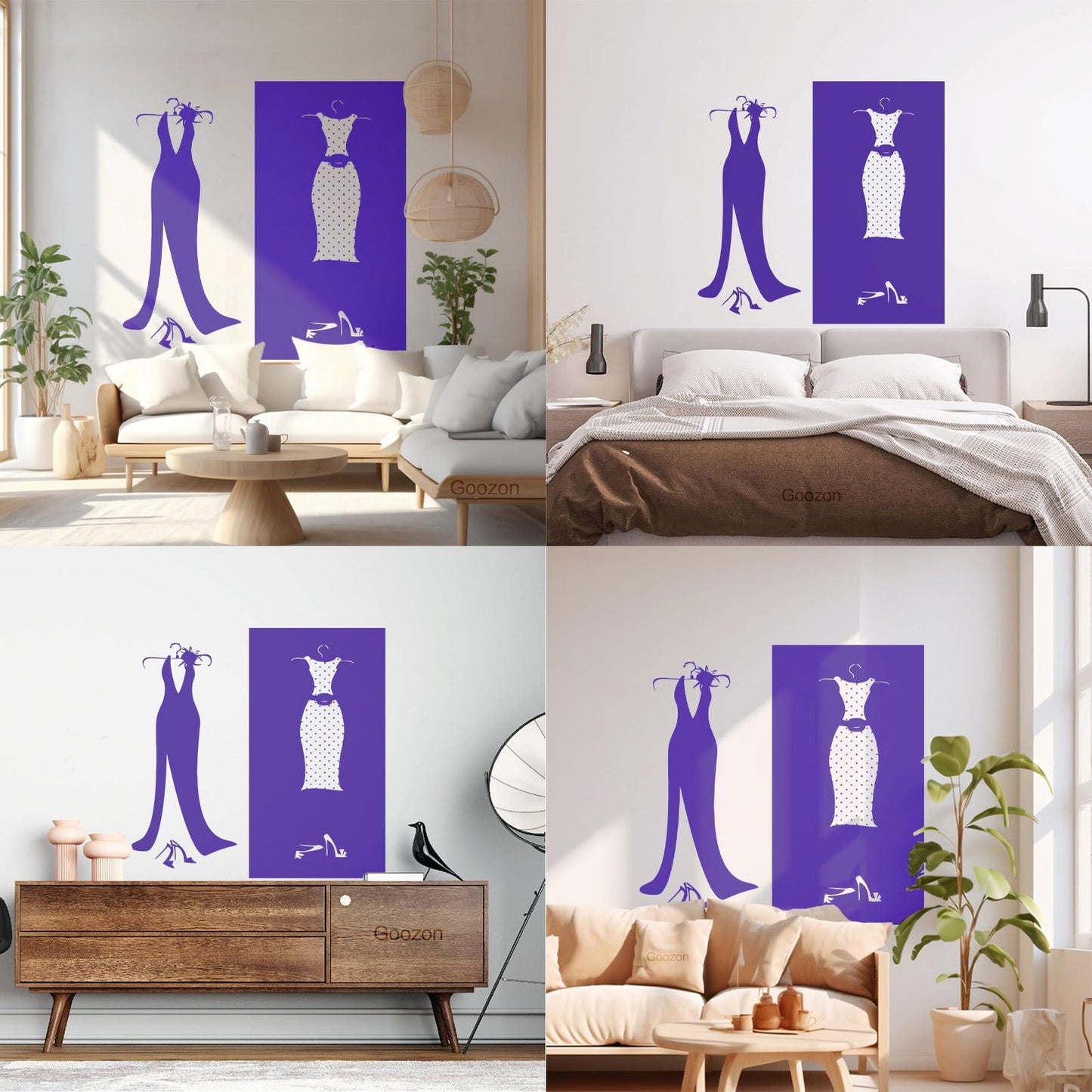 Wall Stickers Paster Paper Designs Clothing Store Dressing Shopstore Wall Beautification