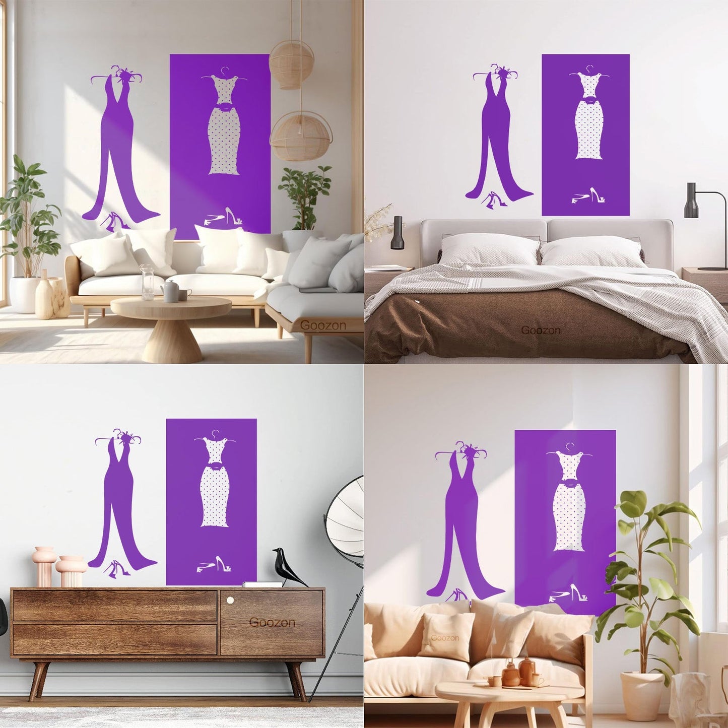 Wall Stickers Paster Paper Designs Clothing Store Dressing Shopstore Wall Beautification