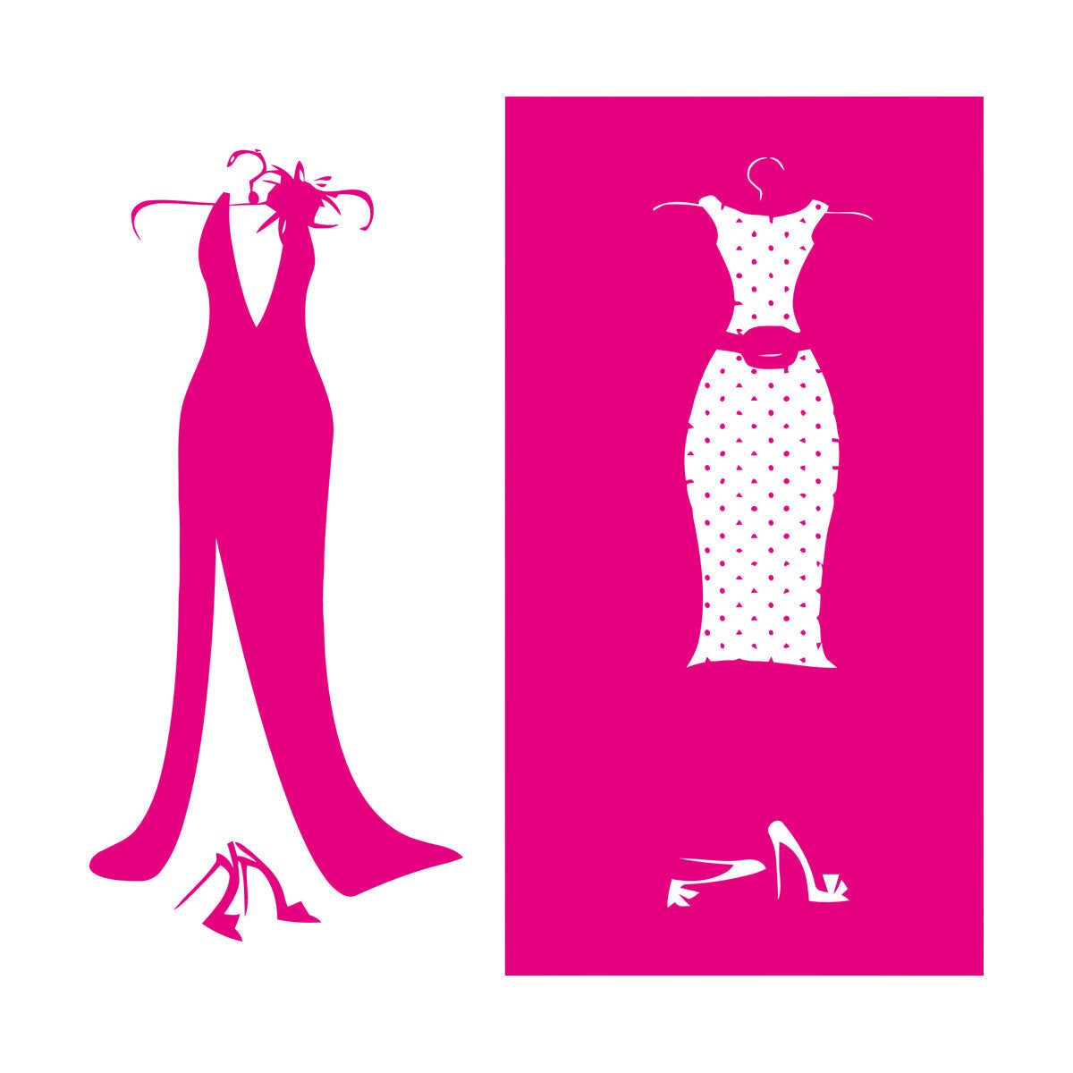 Wall Stickers Paster Paper Designs Clothing Store Dressing Shopstore Wall Beautification