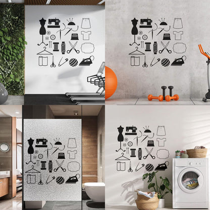 Engraving Stickers Tailor Atelier Fashion Sewing Women Removable Without Leaving Glue