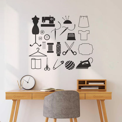 Engraving Stickers Tailor Atelier Fashion Sewing Women Removable Without Leaving Glue