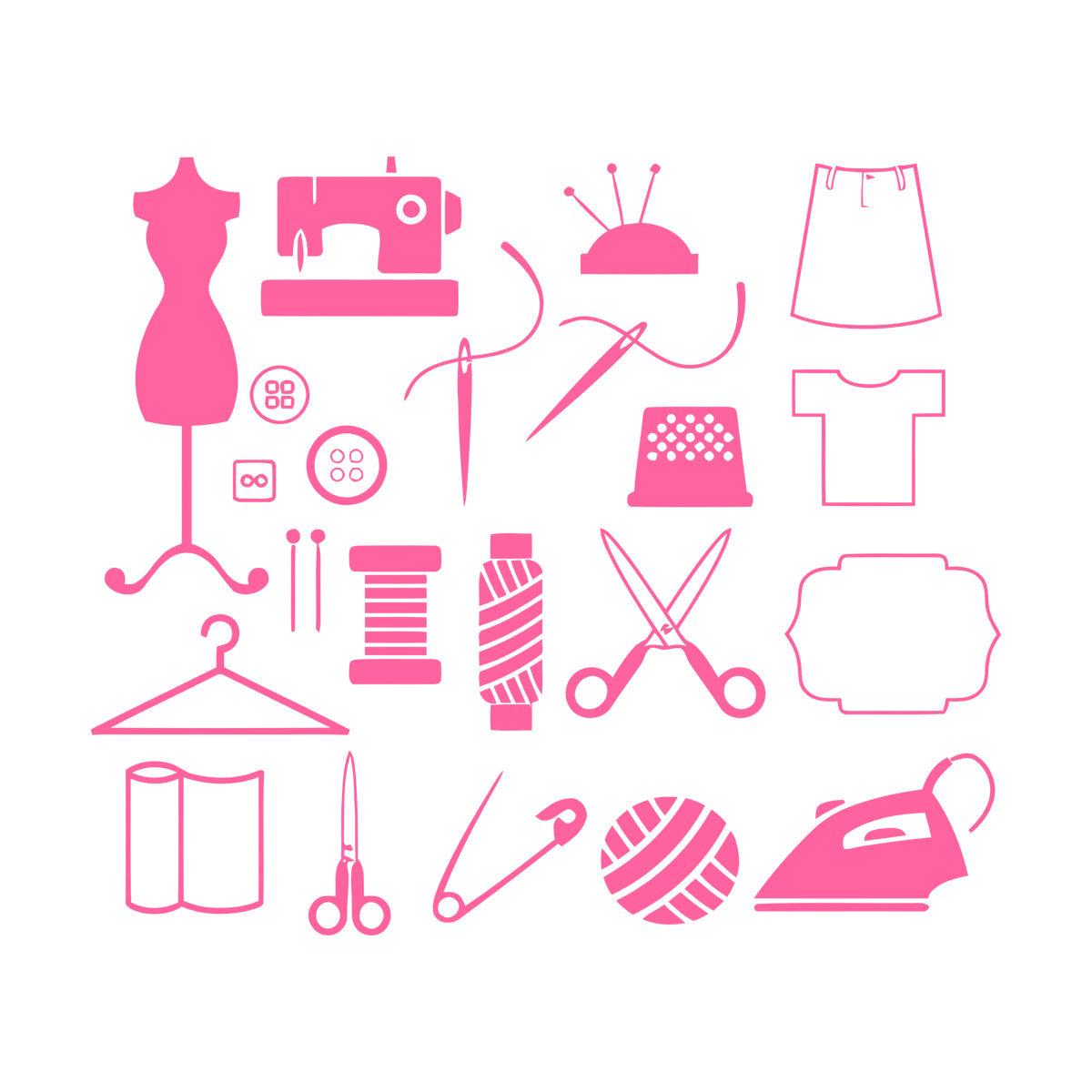 Engraving Stickers Tailor Atelier Fashion Sewing Women Removable Without Leaving Glue