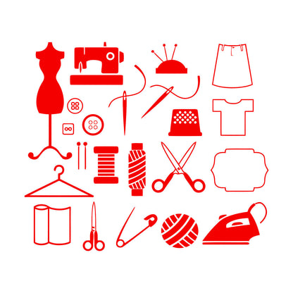 Engraving Stickers Tailor Atelier Fashion Sewing Women Removable Without Leaving Glue