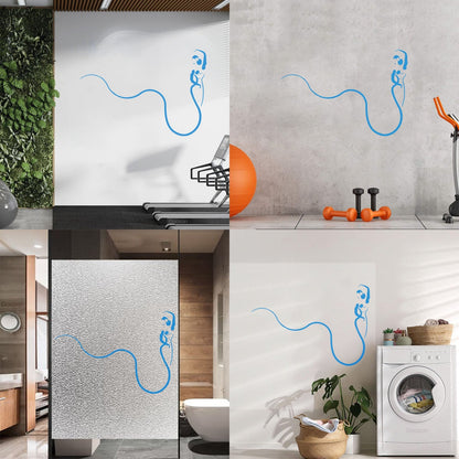 Abstract Retro Woman Beautiful Lady Ball Dress Vinyl Wall Stickers Easy Installation