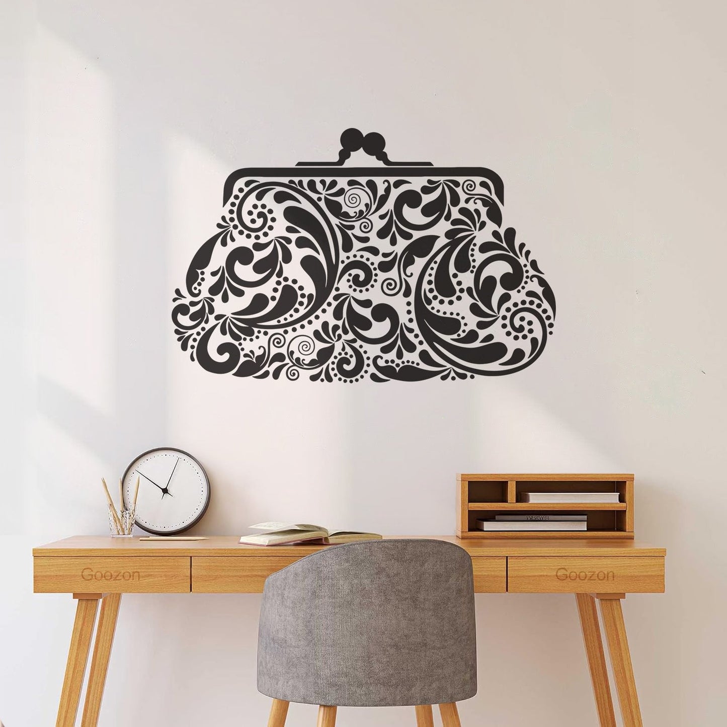 Wall Decals Accessory Shop Purse Bag Vintage Style Art Mural Painting