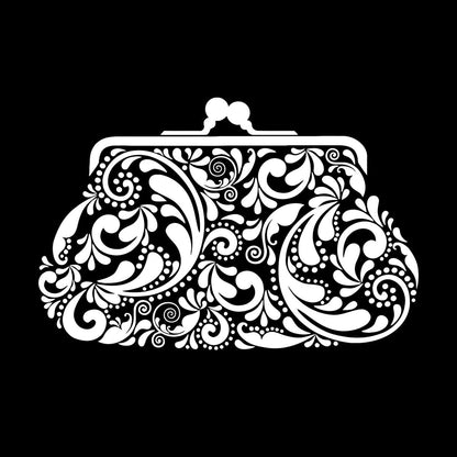 Wall Decals Accessory Shop Purse Bag Vintage Style Art Mural Painting