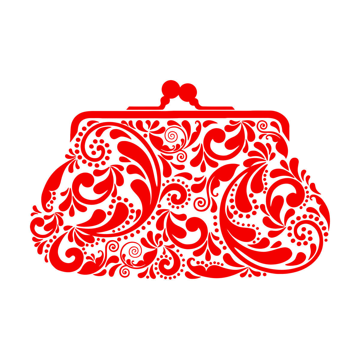 Wall Decals Accessory Shop Purse Bag Vintage Style Art Mural Painting