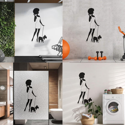 Engraving Decals Afro Lady Woman Style Fashion Dog Waterproof