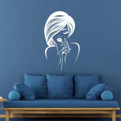 Engraving Decals Beauty Hair Manicure Salon Fashion Makeup Easy Installation