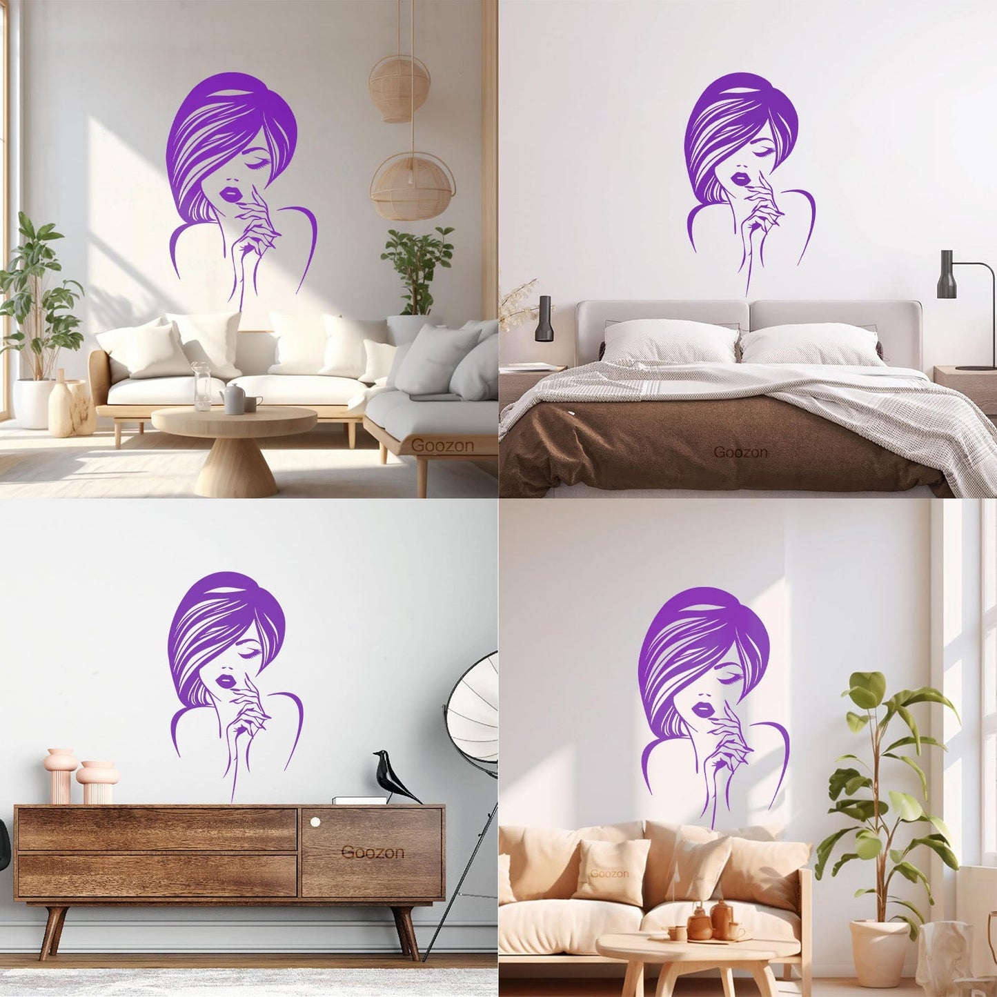 Engraving Decals Beauty Hair Manicure Salon Fashion Makeup Easy Installation