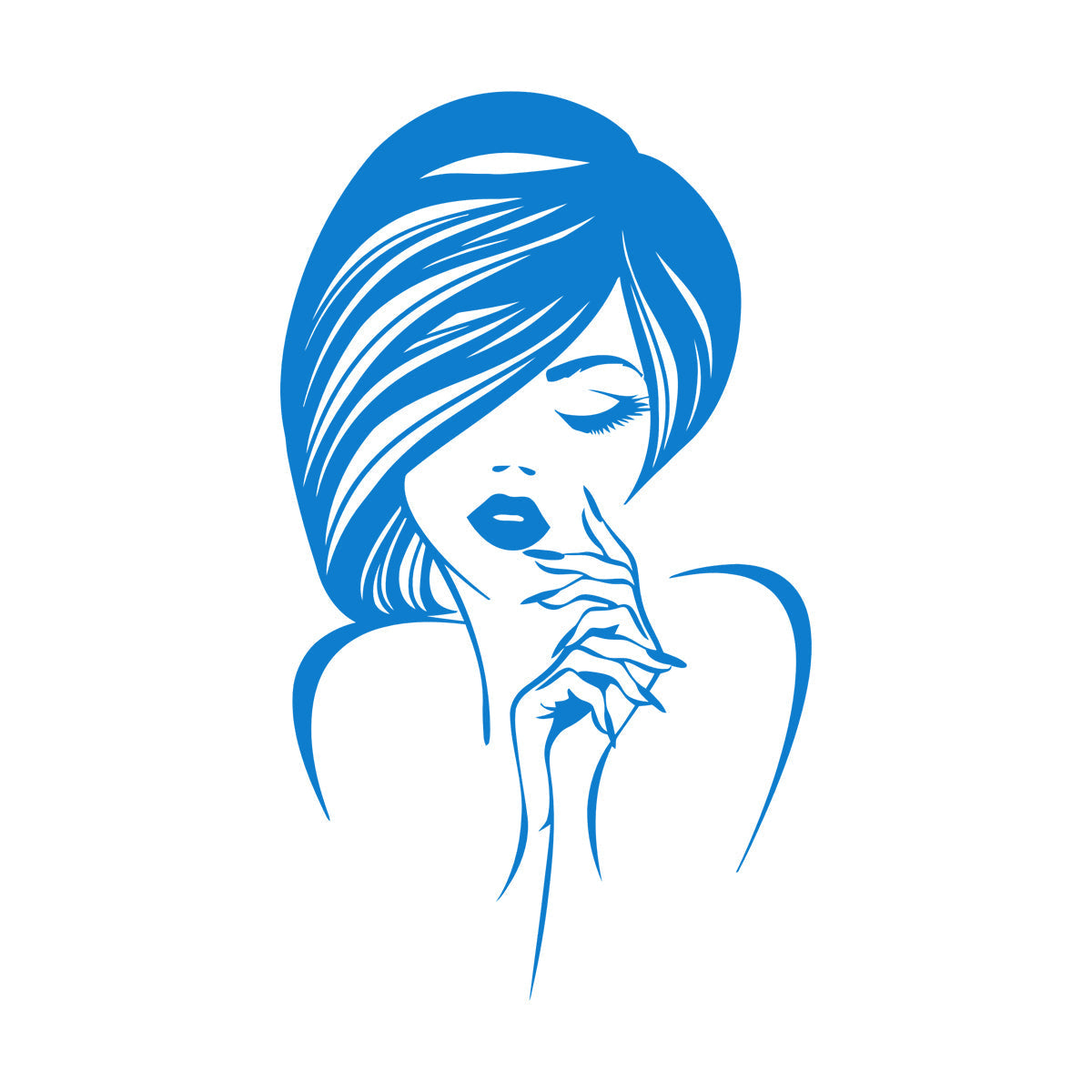 Engraving Decals Beauty Hair Manicure Salon Fashion Makeup Easy Installation