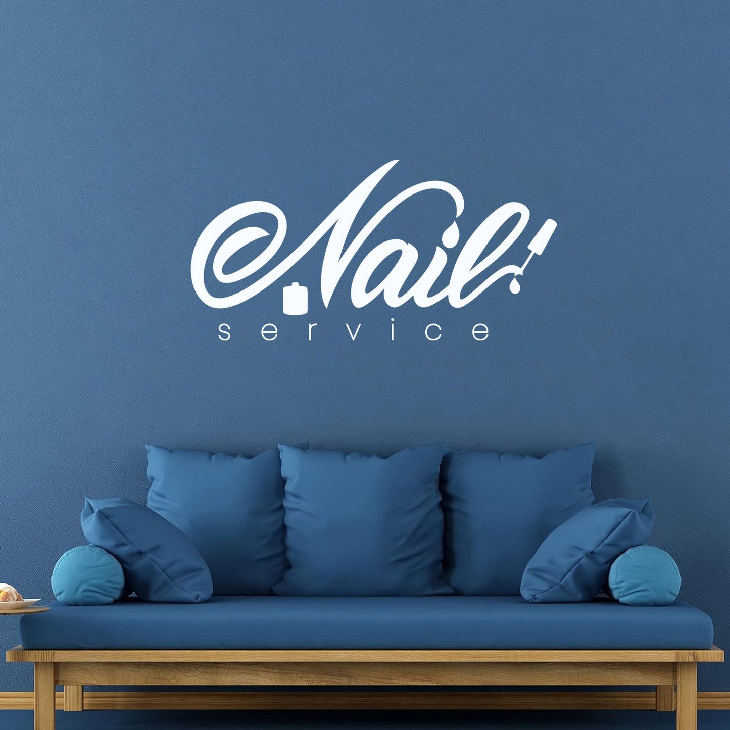 Wall Vinyl Sticker Decor Beauty Salon Nail Service Manicure Polish Fashion Waterproof