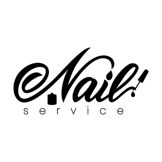 Wall Vinyl Sticker Decor Beauty Salon Nail Service Manicure Polish Fashion Waterproof