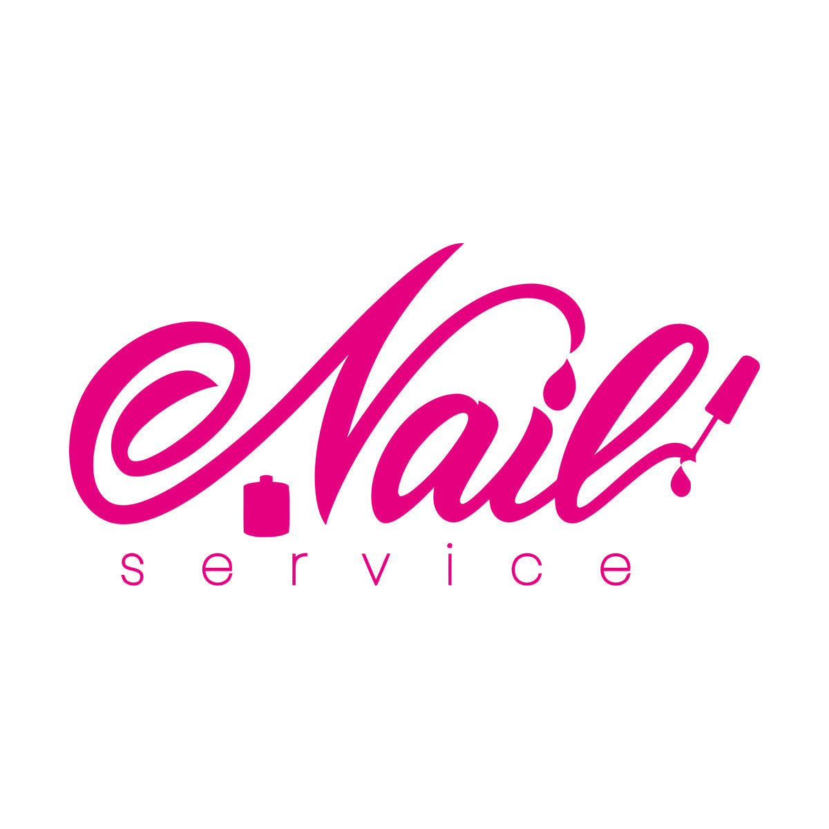 Wall Vinyl Sticker Decor Beauty Salon Nail Service Manicure Polish Fashion Waterproof