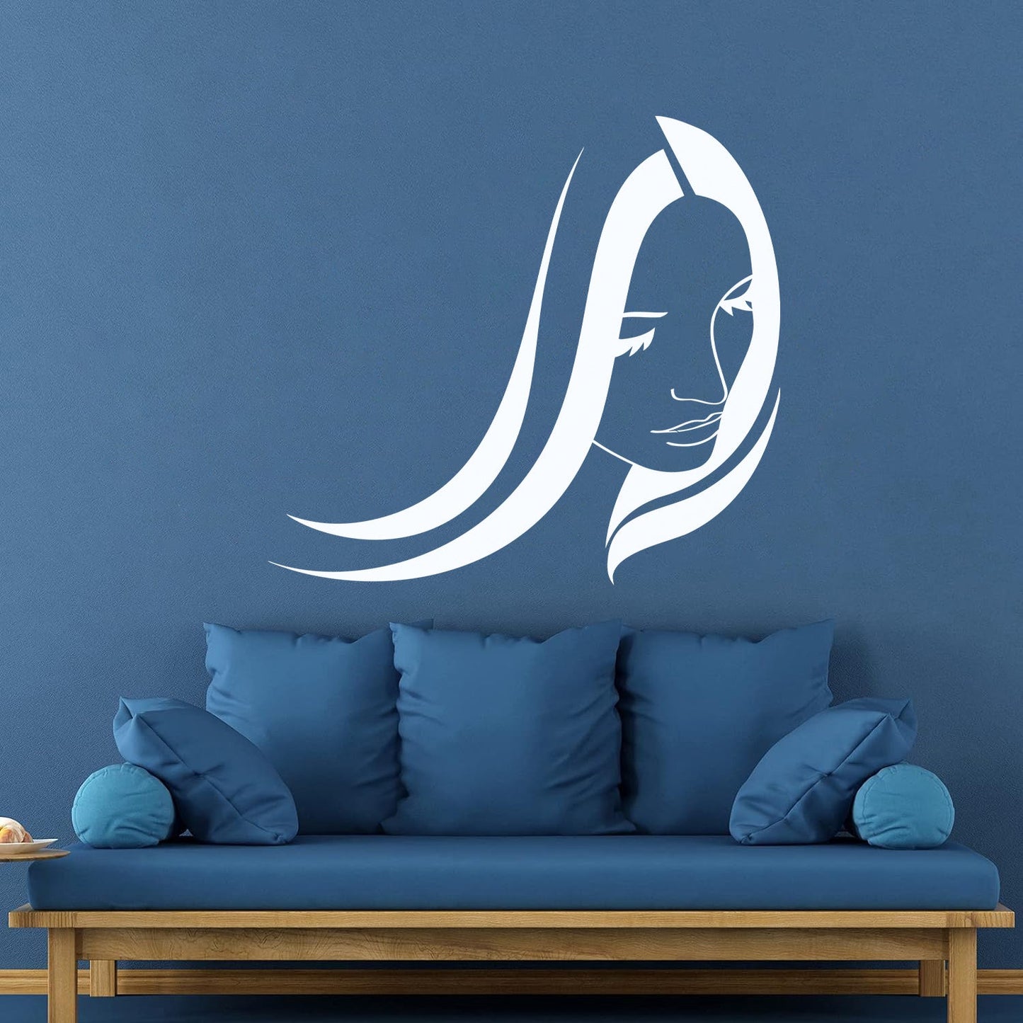 Wall Stickers Beauty Salon Woman Girl Hair Stylist Spa Personalized Customization