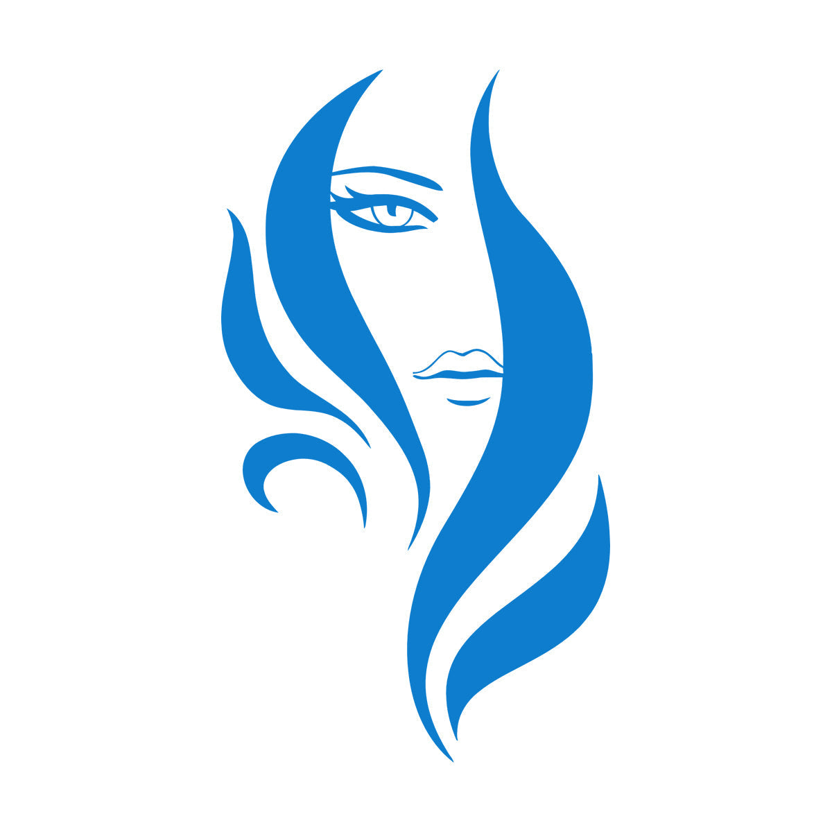 Vinyl Art Sticker Beauty Salon Woman Stylist Hair Barbershop Art Decoration