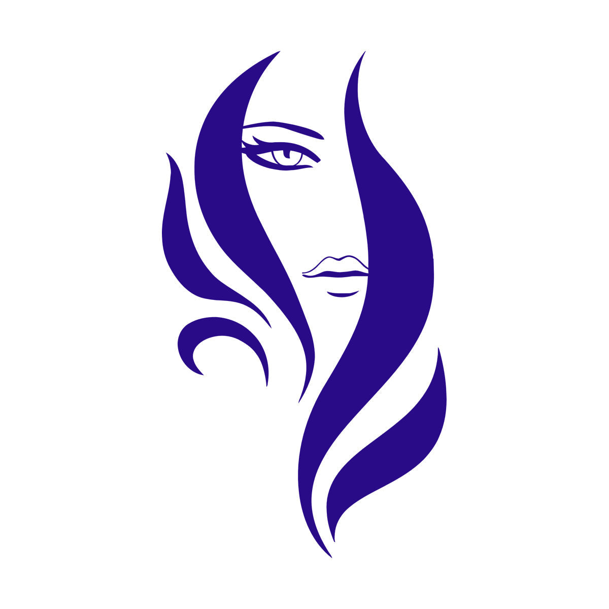 Vinyl Art Sticker Beauty Salon Woman Stylist Hair Barbershop Art Decoration