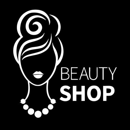 Beauty Shop Woman Fashion Girl Lettering Decals Car Body Decoration