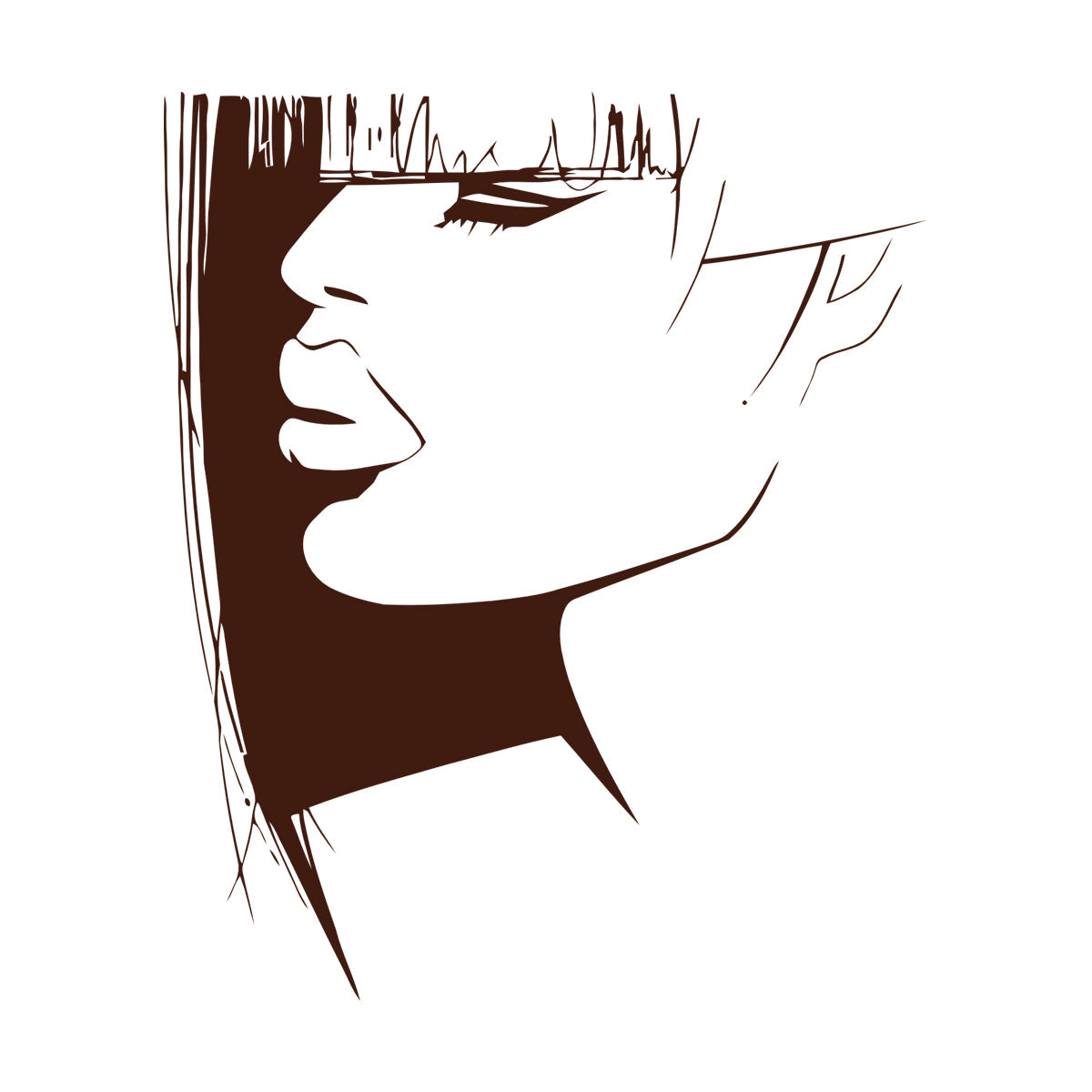 Lettering Stickers Beauty Woman Hair Salon Barbershop Stylist Glass Stickers