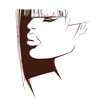 Lettering Stickers Beauty Woman Hair Salon Barbershop Stylist Glass Stickers