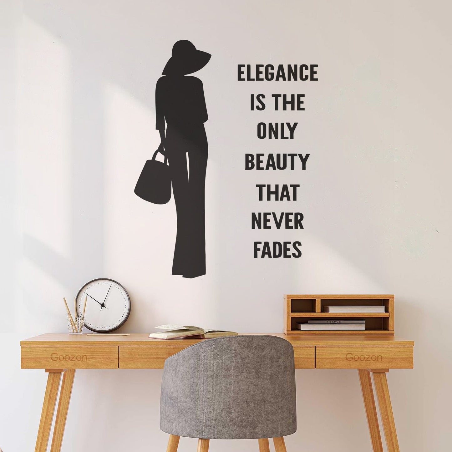 Wall Decals Paster Paper Fashion Quote Elegance Woman Car Body Decoration