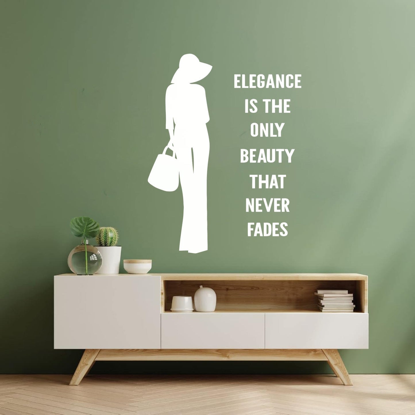 Wall Decals Paster Paper Fashion Quote Elegance Woman Car Body Decoration