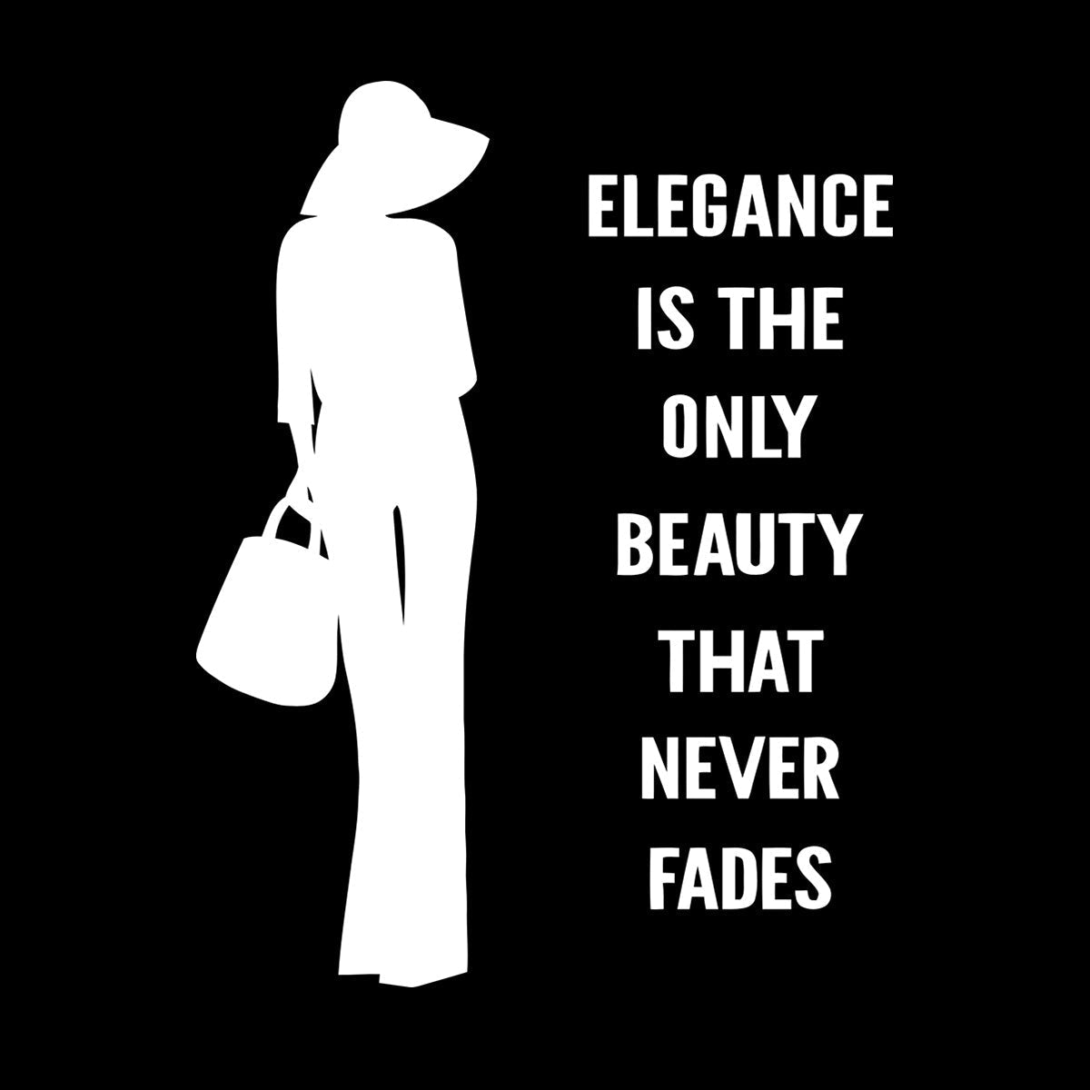 Wall Decals Paster Paper Fashion Quote Elegance Woman Car Body Decoration
