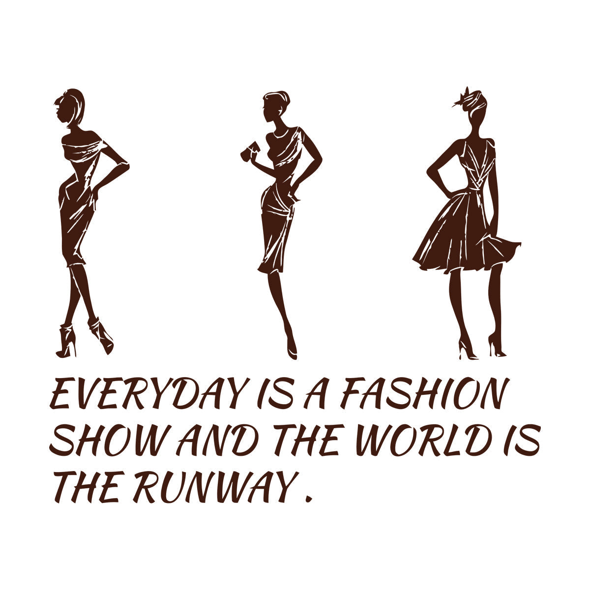 Vinyl Wall Decals Fashion Quote Style Woman Girl Store Decoration