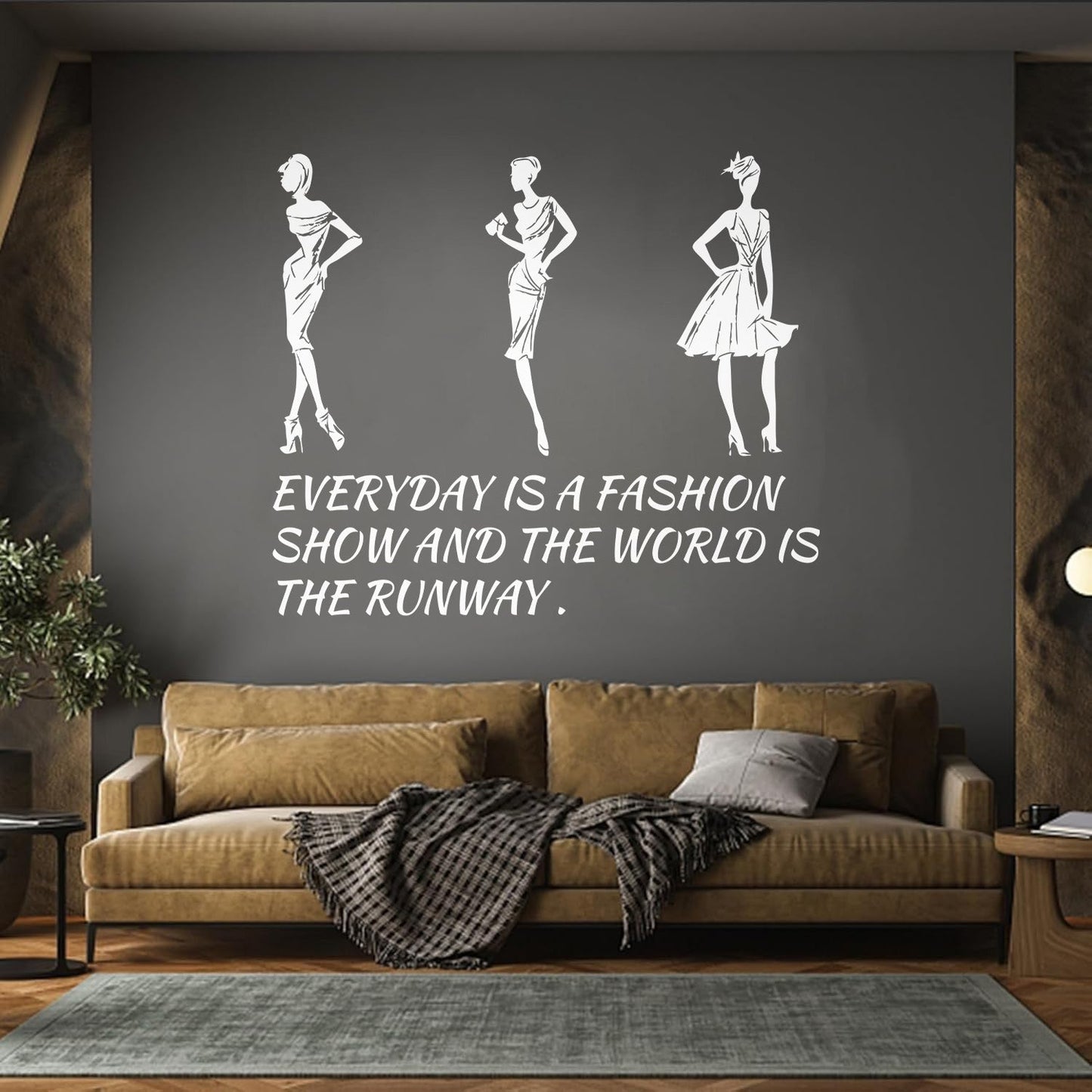 Vinyl Wall Decals Fashion Quote Style Woman Girl Store Decoration