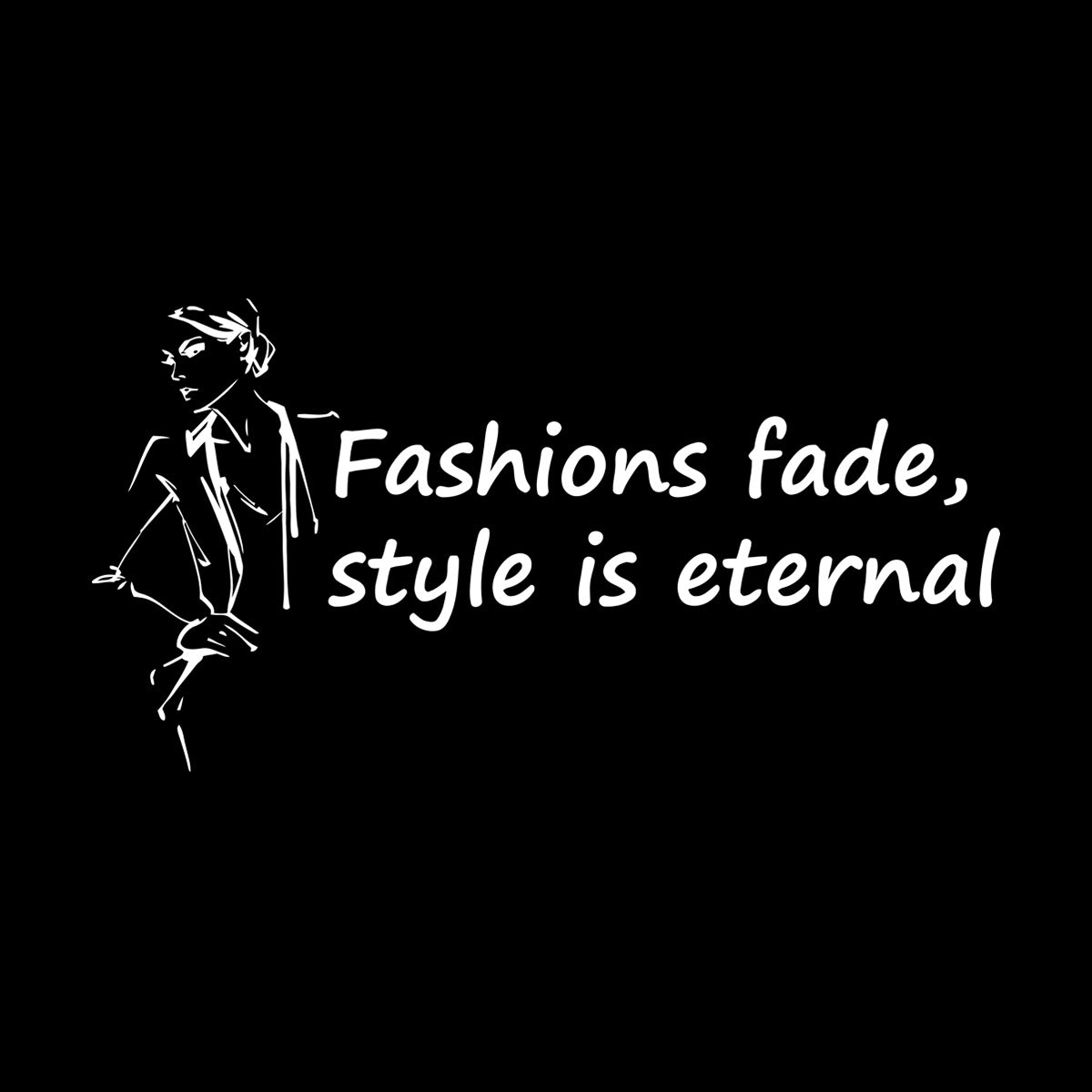 Fashion Quote Woman Style Beauty Shop Salon Saying Engraving Decals Tattoo Culture