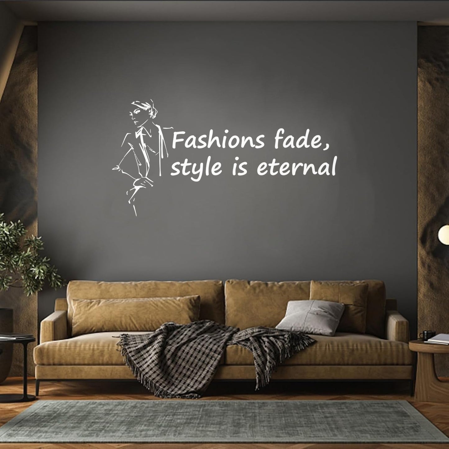 Fashion Quote Woman Style Beauty Shop Salon Saying Engraving Decals Tattoo Culture