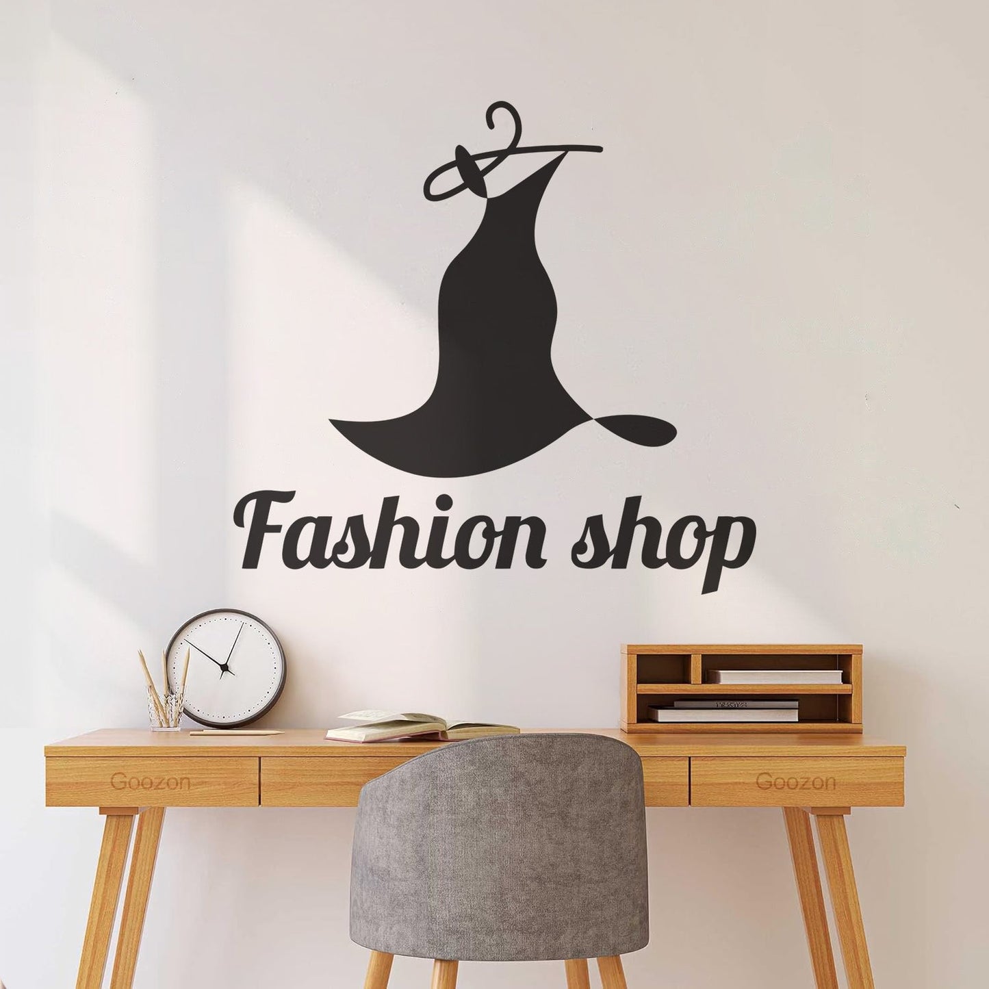 Fashion Shop Dress Clothes Women Style Fine Carving Stickers Multi Color Selection