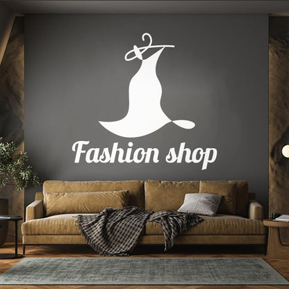 Fashion Shop Dress Clothes Women Style Fine Carving Stickers Multi Color Selection