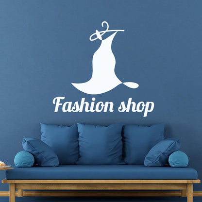 Fashion Shop Dress Clothes Women Style Fine Carving Stickers Multi Color Selection