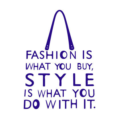 Engraving Stickers Fashion Style Quote Words Shopping Shopaholic Shop Multiple Size Options