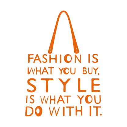 Engraving Stickers Fashion Style Quote Words Shopping Shopaholic Shop Multiple Size Options