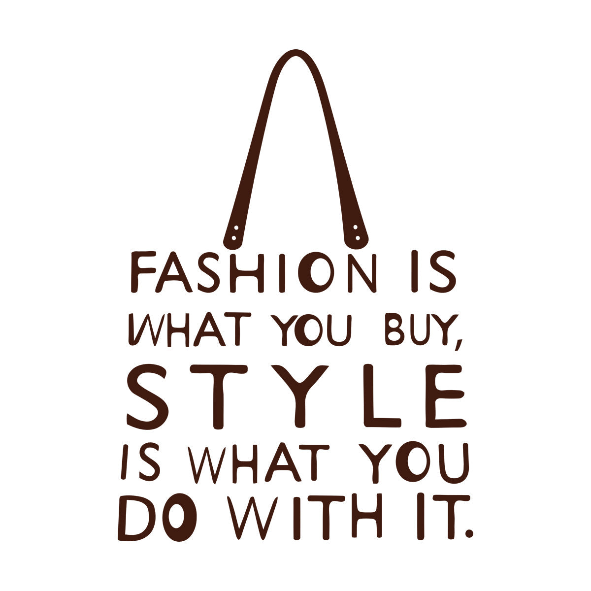 Engraving Stickers Fashion Style Quote Words Shopping Shopaholic Shop Multiple Size Options