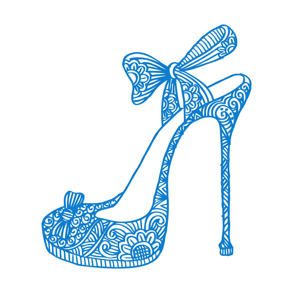 Wall Decals Footwear Woman Shoe Shopping Shoes Fashion Wall Beautification