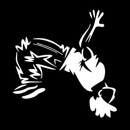 Jump Boy Purker Jumper Sport Vinyl Art Sticker Window Decals